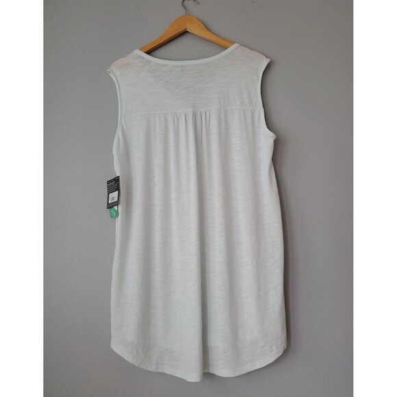 Eddie Bauer Green Gate Check Collection Sleeveless Nightgown Womens XL Tall - Picture 3 of 7